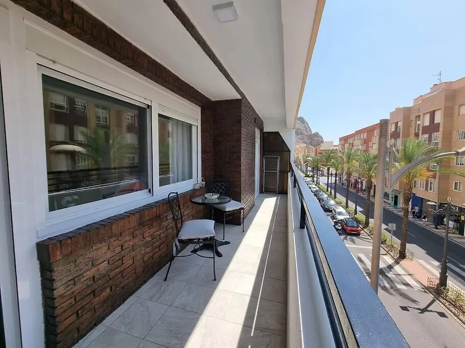 Aguadulce, Apto Santa Monica 2 Hab Con Terraza, Aire, Wifi, A 5 Min De La Playa Aguadulce  0*, Aguadulce (Almeria) Spain